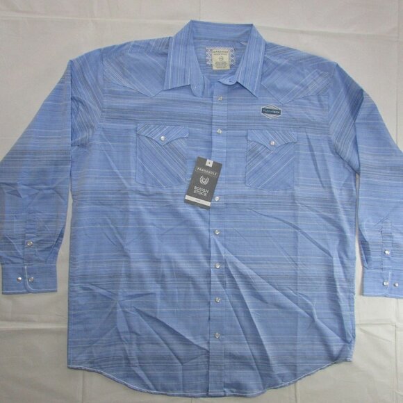 Panhandle Slim Other - Panhandle Rough Stock Men's XXL Long Sleeve Stretch Snap Western Shirt